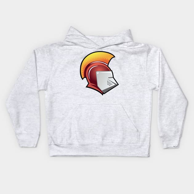 Armored Helm Kids Hoodie by SWON Design